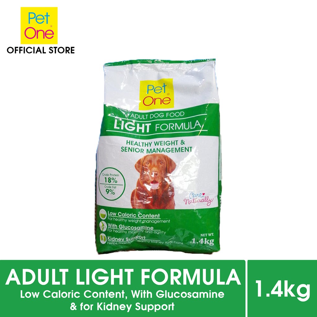 Pet One Adult Light Formula Dry Dog Food 1.4 kg Shopee Philippines