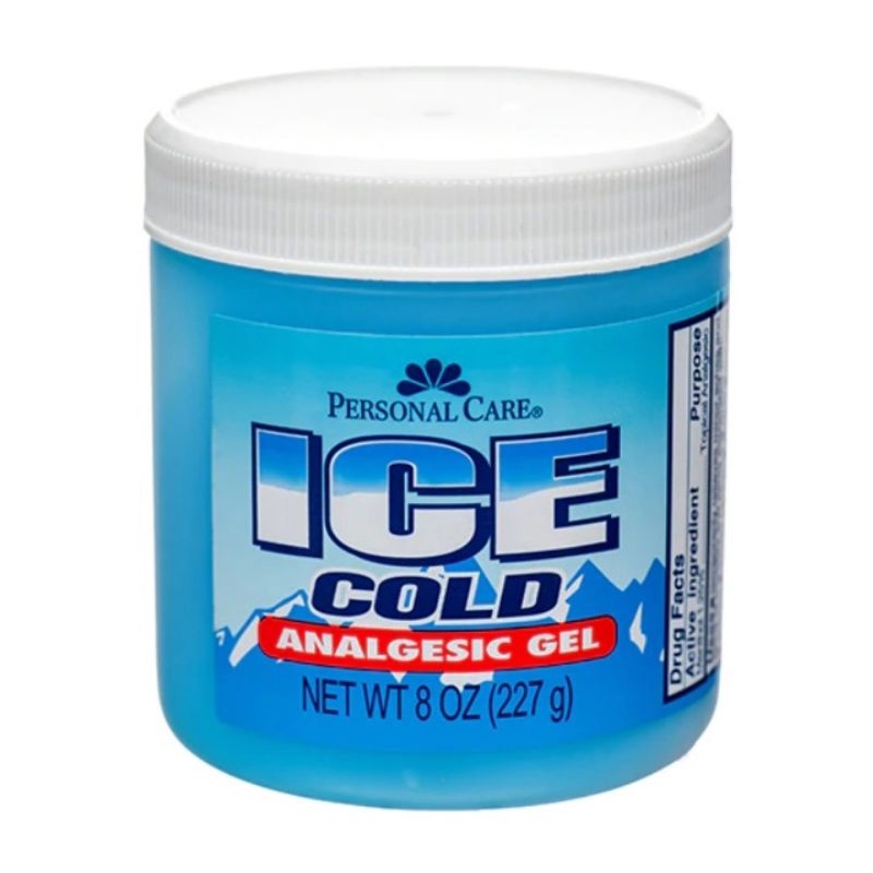 Ice Cold Gel Pain Reliever Therapy Greaseless Back ache Joints Muscle ache Arthritis 227g