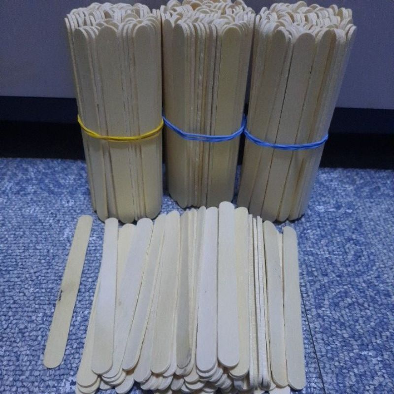 Popsicle Stick 100pcs (Ice Pops Sticks Ice Cream Sticks Arts & Crafts