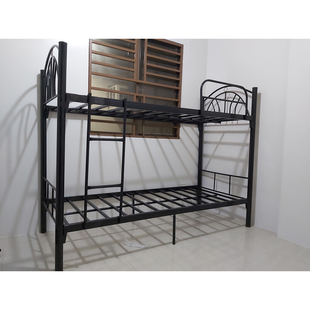 Double Deck Bed For Sale Philippines DOUBLE DECK FRAME BED WITH FREE DELIVERY NCR Shopee Philippines