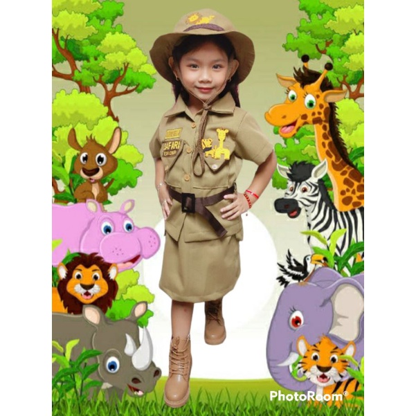 Zoo keeper costume set for girls Shopee Philippines