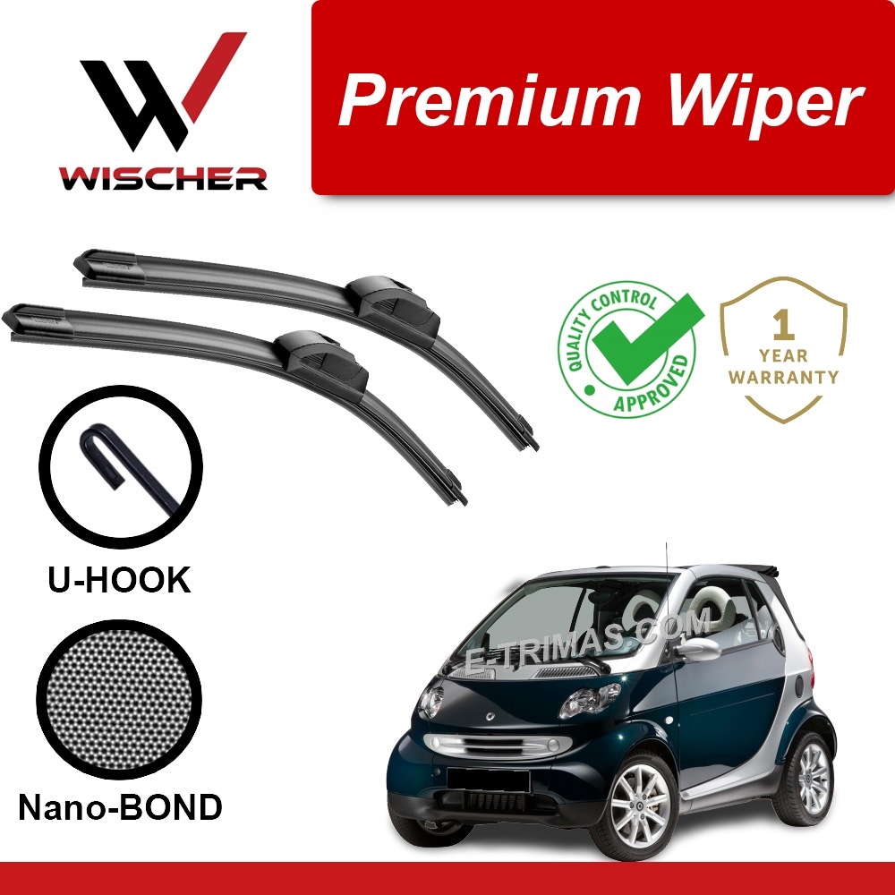 Suzuki Fortwo 2004 Original Wischer NanoBOND Wiper Blade (1SET