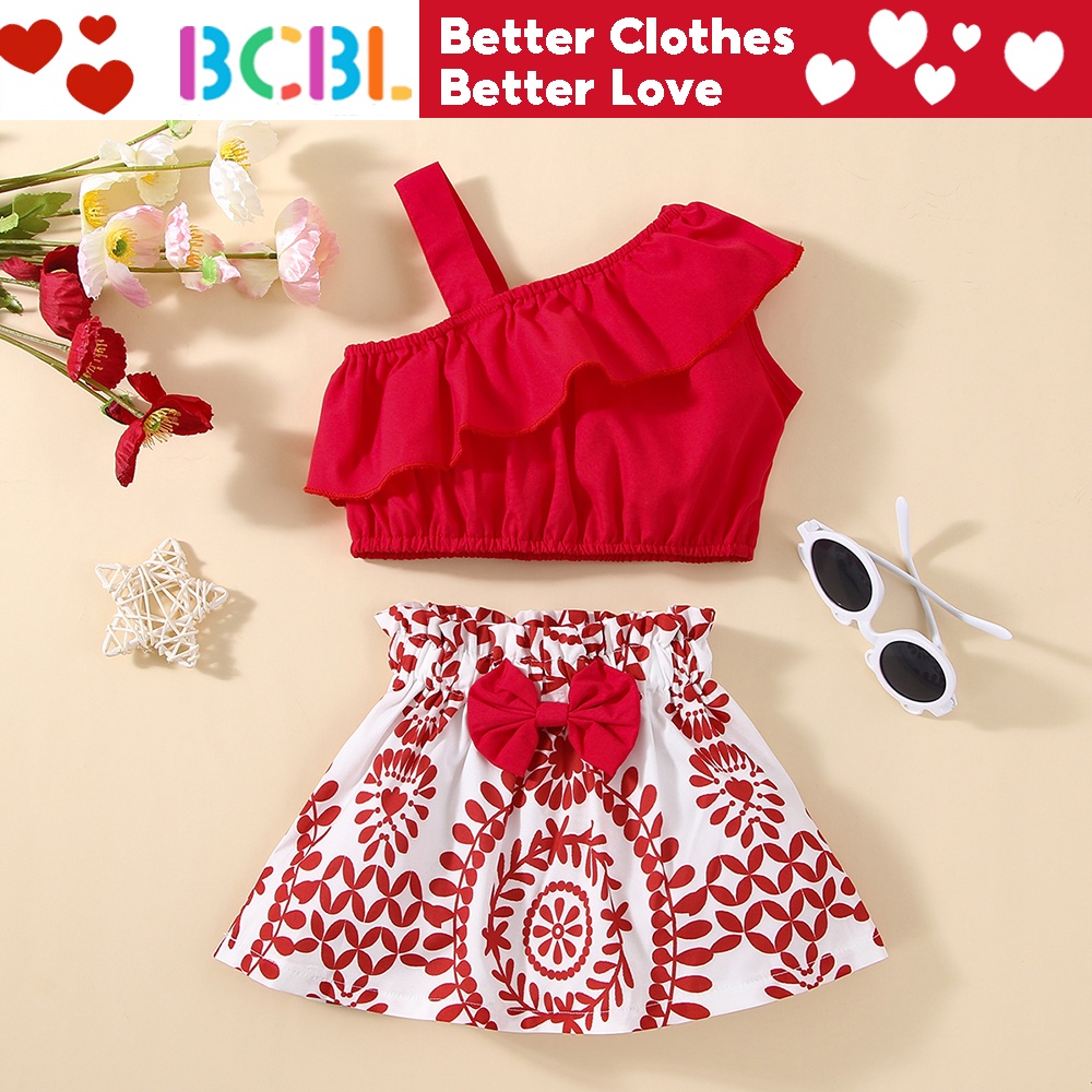 BCBL Christmas Dress for Baby Girl Red Dress OOTD for Baby Girl Summer