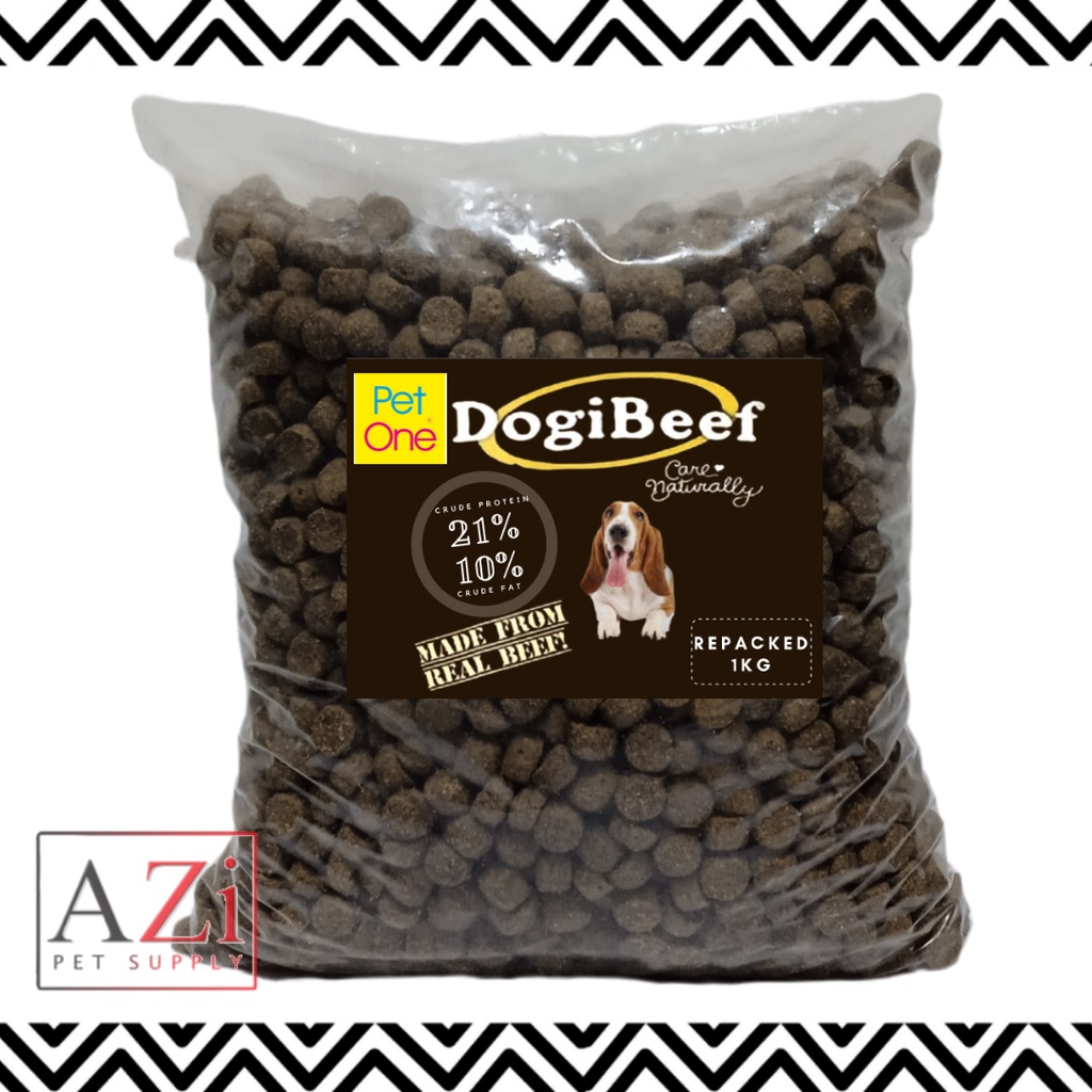 Pet One DogiBeef repacked 1kg Shopee Philippines