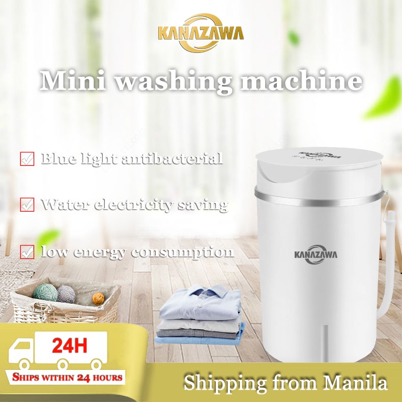 KANAZAWA Portable Mini Washing Machine 4.5KG Baby Underwear Semi