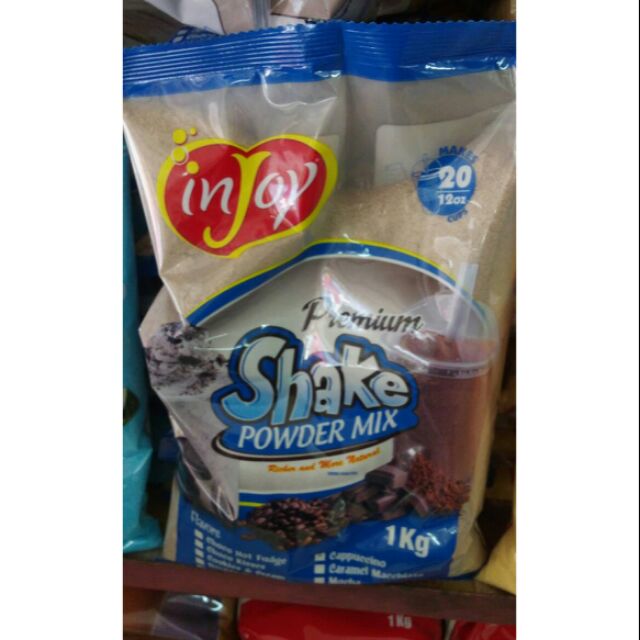 Injoy Shake Choco Hot Fudge/Black Forest/Mocha/Rocky Road/Caramel Mac