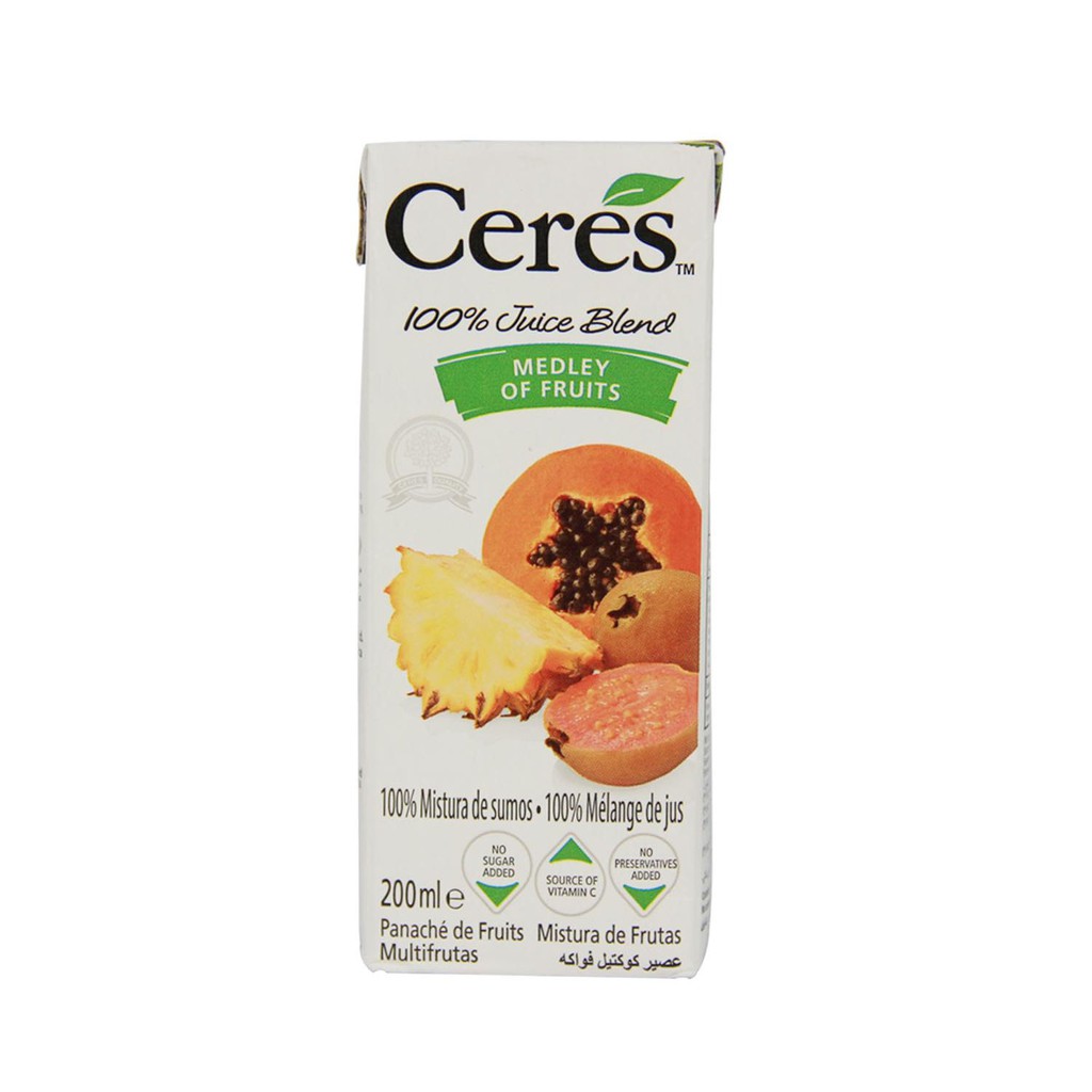 Ceres Fruit Juice Medley Of Fruits 1 liter Shopee Philippines