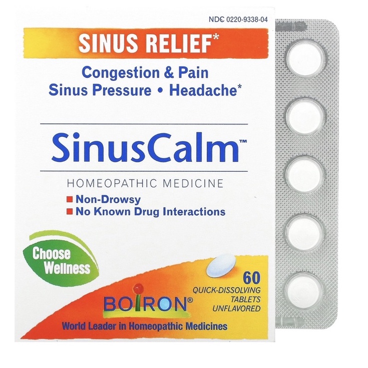 Sinus Relief, headache 60 quick dissolving tablets Shopee Philippines