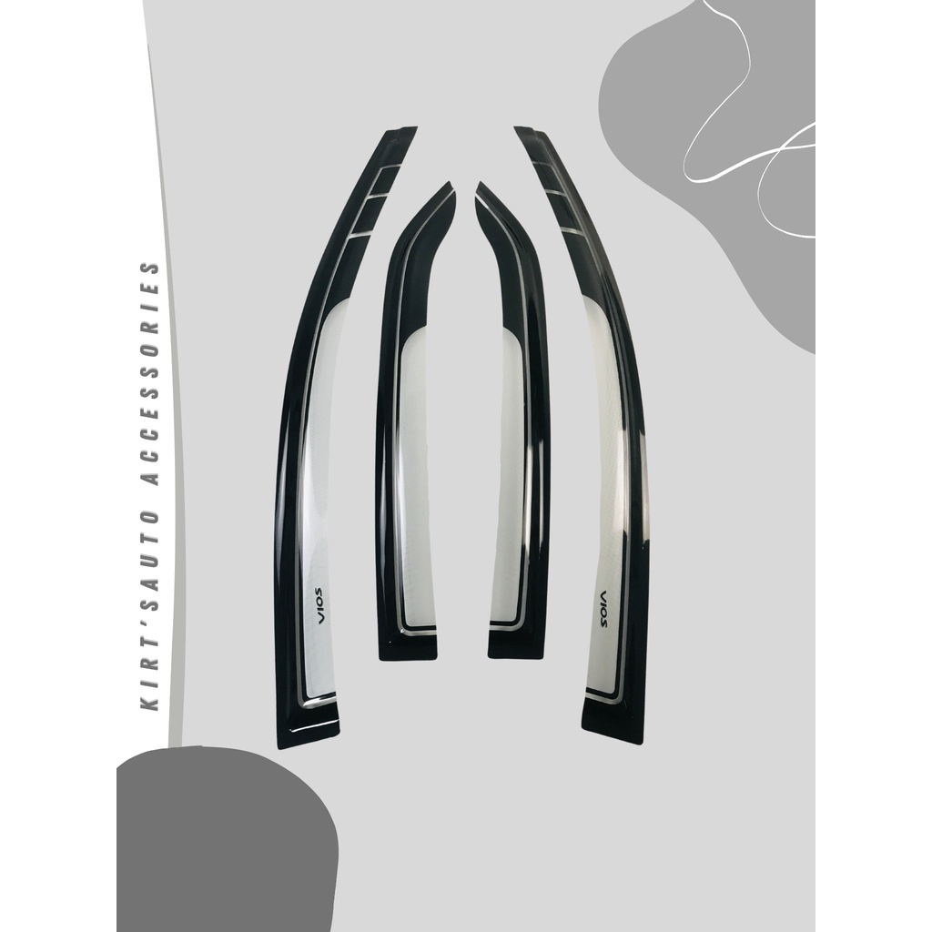 Toyota Vios 2008 2009 2010 2011 2012 Gen 2 Batman 2tone SN Rain Visor