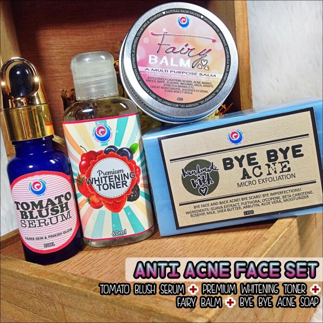 ANTI ACNE FACE SET NATURAL PRODUCTS Shopee Philippines