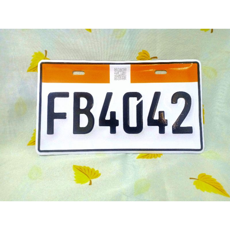 Temporary Plates New size Shopee Philippines