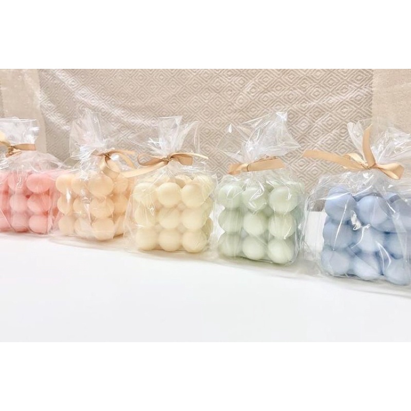 bubble scented candles for giveaways 30 pcs per checkout (plastic