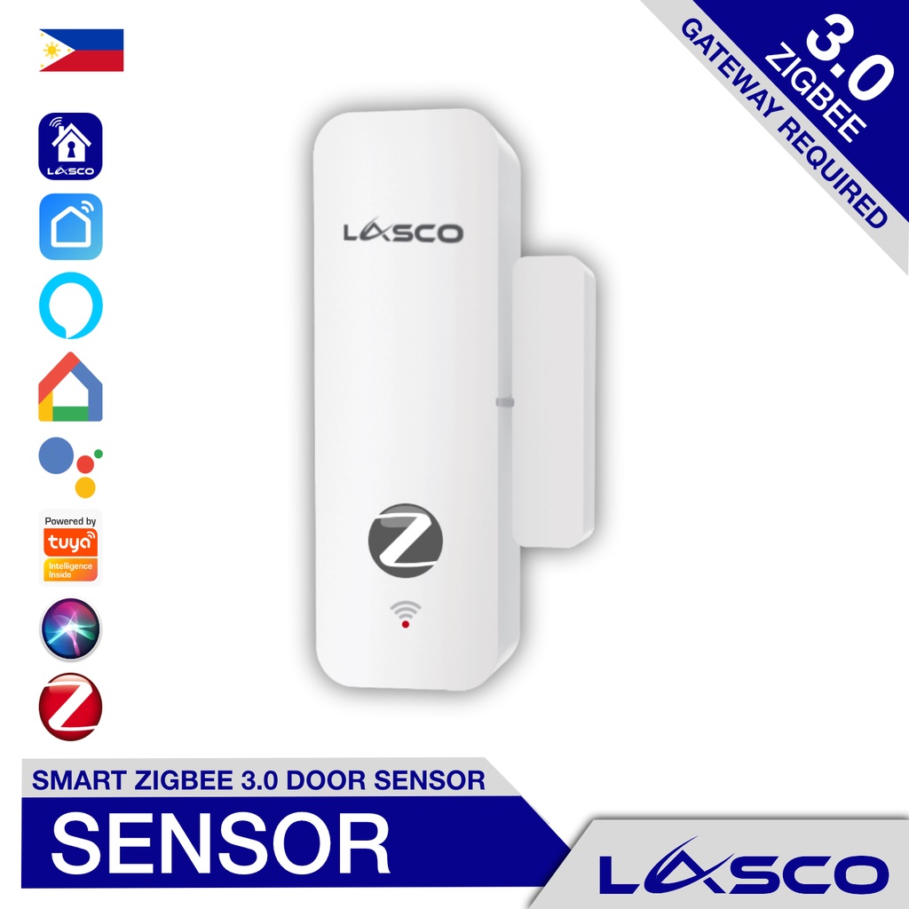 Lasco Zigbee 3.0 Door Sensor Contact Detector Notifies Alerts