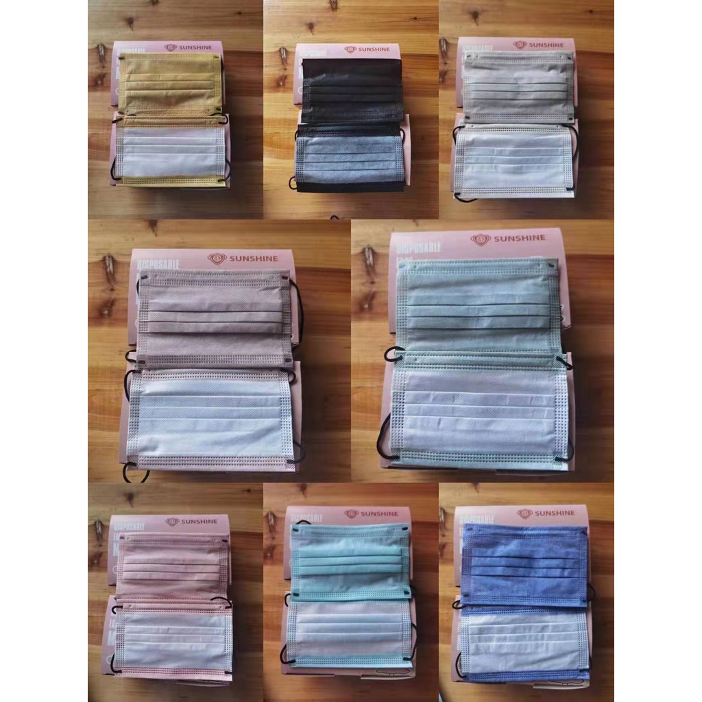 50pcs Disposable Kids Facemask With BOX 3Ply Protective Infant Face