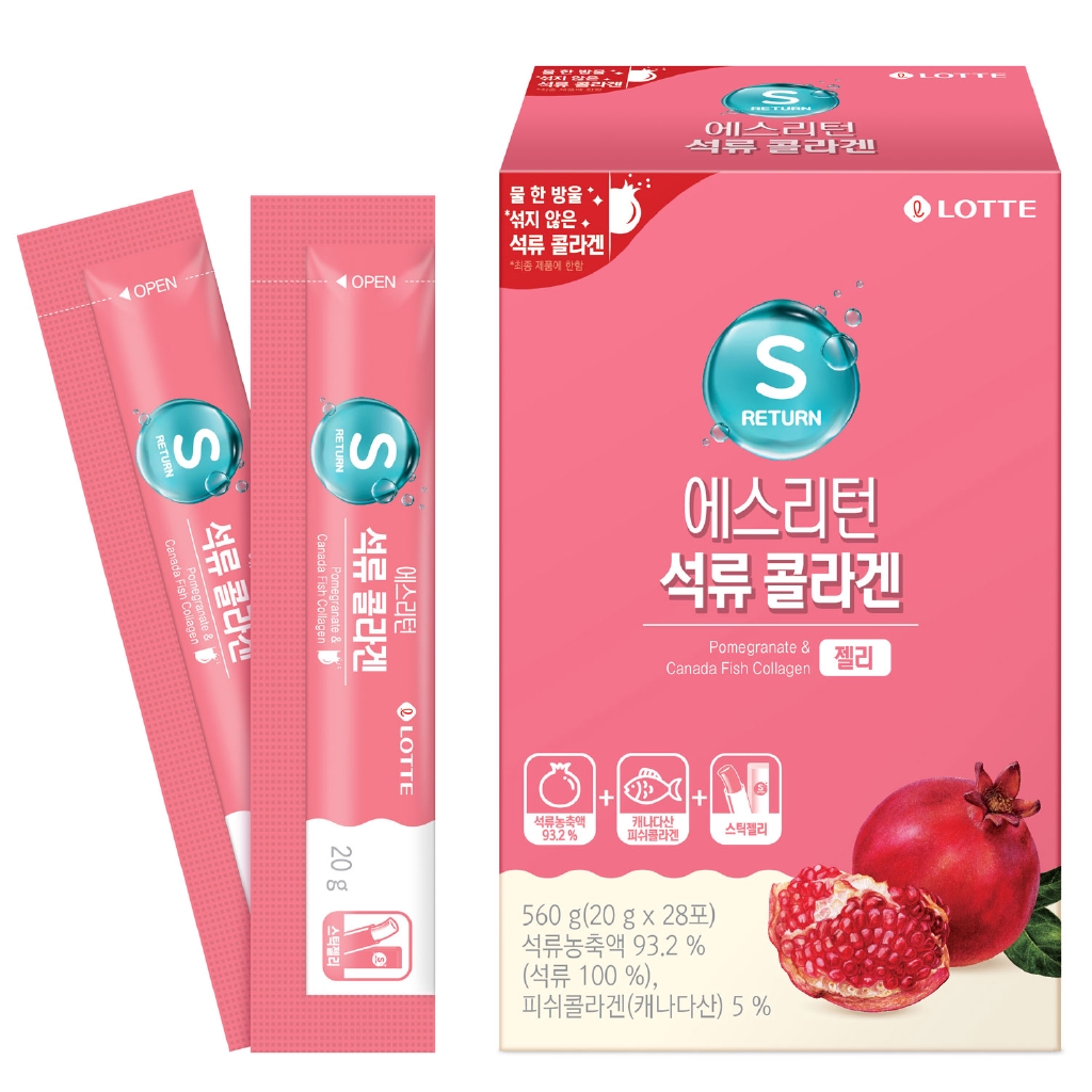 [Korea Best]Lotte Health One SReturn Pomegranate Collagen Jelly