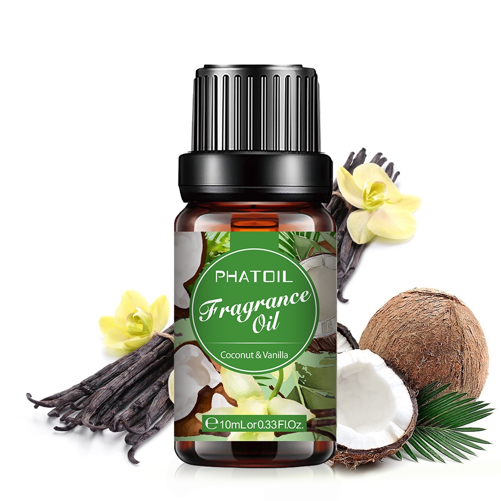 10ml Coconut Vanilla Fragrance Aroma Oil Diffuser Musk Sea Breeze Mango