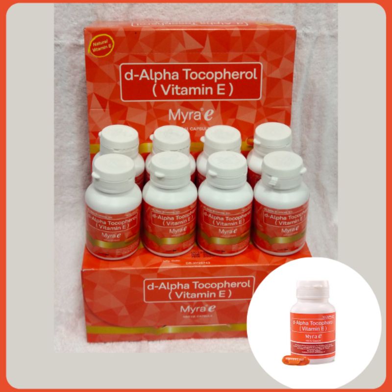 MYRA E 400IU Capsule Vitamins Bottle x 30s Shopee Philippines