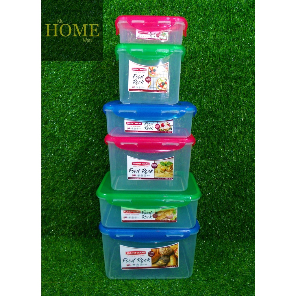 Sunnyware Food Rock/Storage/Container (Random color will be given