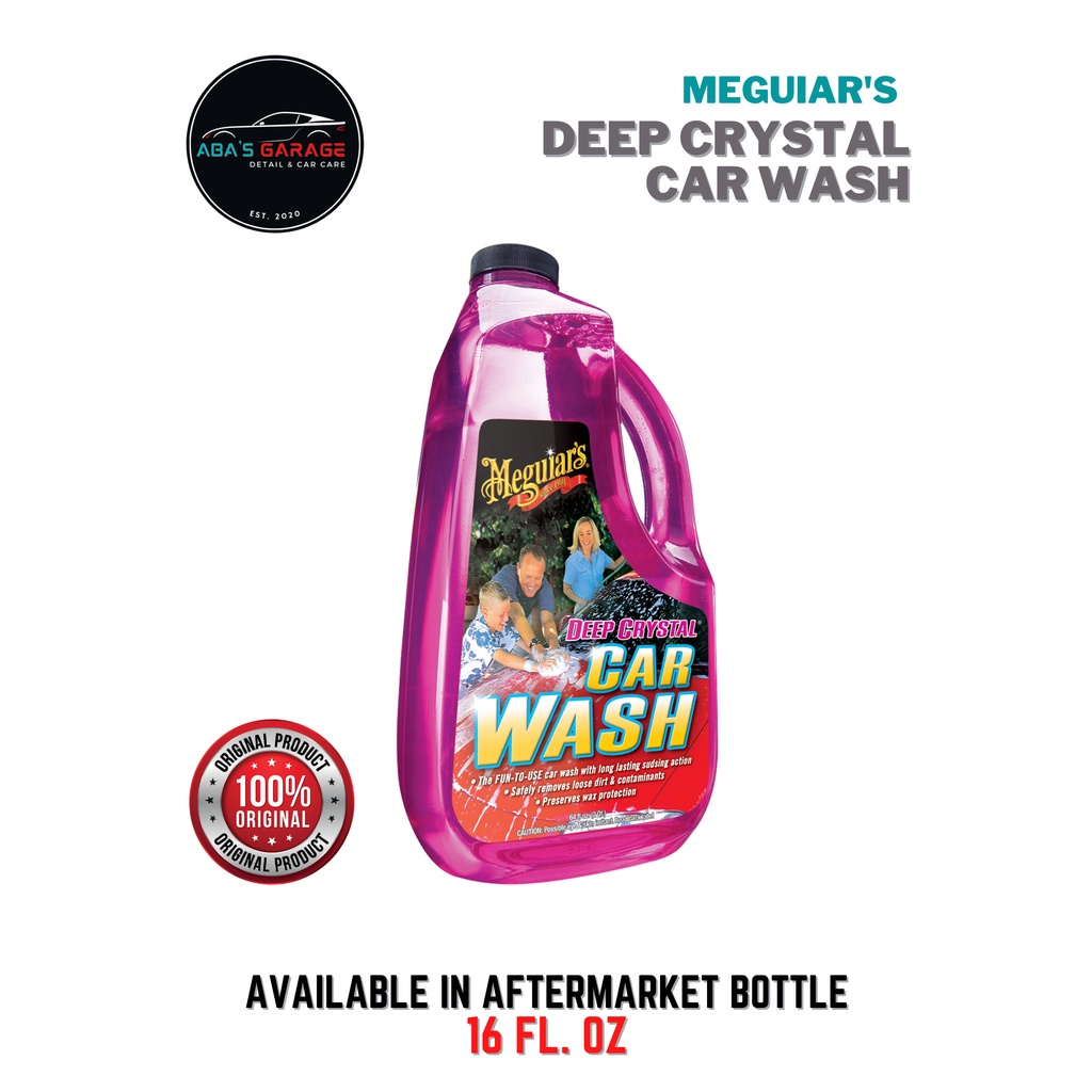 Meguiar's Deep Crystal Car Wash Car Shampoo in Aftermarket Bottle 160z Shopee Philippines