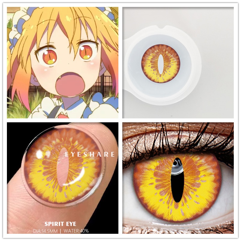 2pcsCosplay Anime Eyes Lenses for Eyes Makeup Spirit Eye Beauty Contact