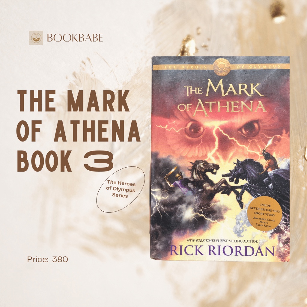 The Mark of Athena (Book 3 of the Heroes of Olympus Series) Shopee