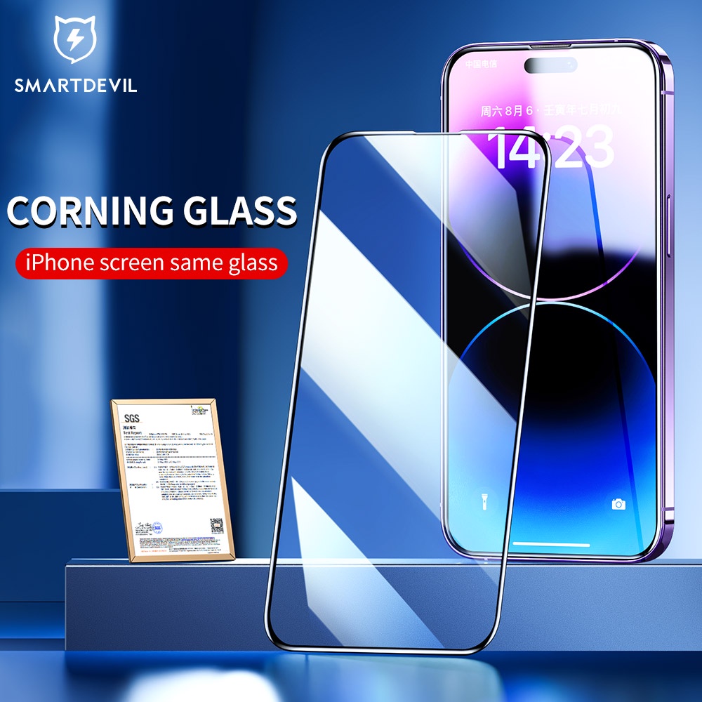 SmartDevil Corning Gorilla Glass Screen Protector For iPhone 14 Pro max