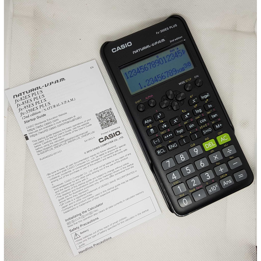 Casio FX350ES Plus Scientific Calculator (Original) 2nd Edition