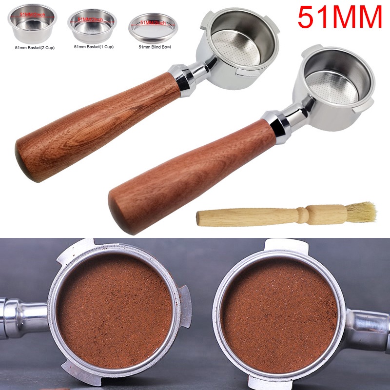 51mm Bottomless Portafilter Professional Coffee Espresso Machine Handle