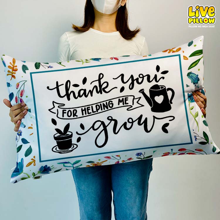 LIVEPILLOW Teachers Pillow BIG Size 18x28 inches with Zipper & FREE