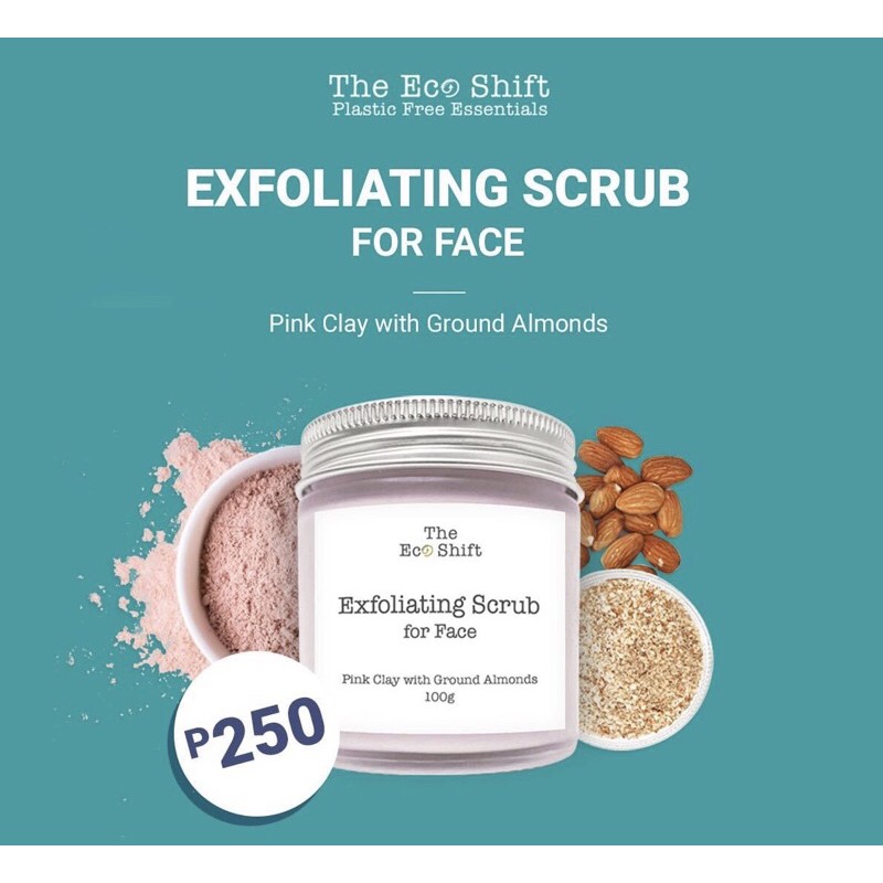 Exfoliating Scrub Pink Clay Facial Scrubw/ Pink clay, Kaolin Clay