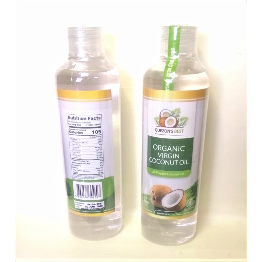 VIRGIN COCONUT OIL ORGANIC QUEZONS BEST BRAND FDA