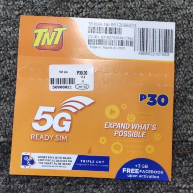 5G Talkn Text Sim Card 3GB FREE Shopee Philippines