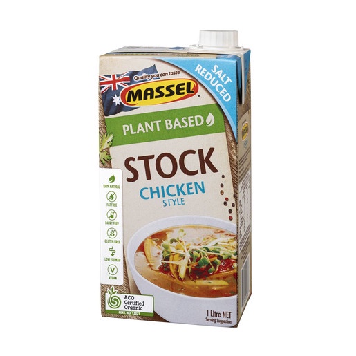 Massel Plant Based Stock Chicken Style Reduced Salt Vegan