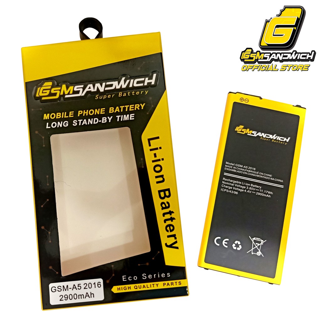 GSMSANDWICH Super Battery SAMSUNG A5 2016 ( A510 ) Shopee Philippines