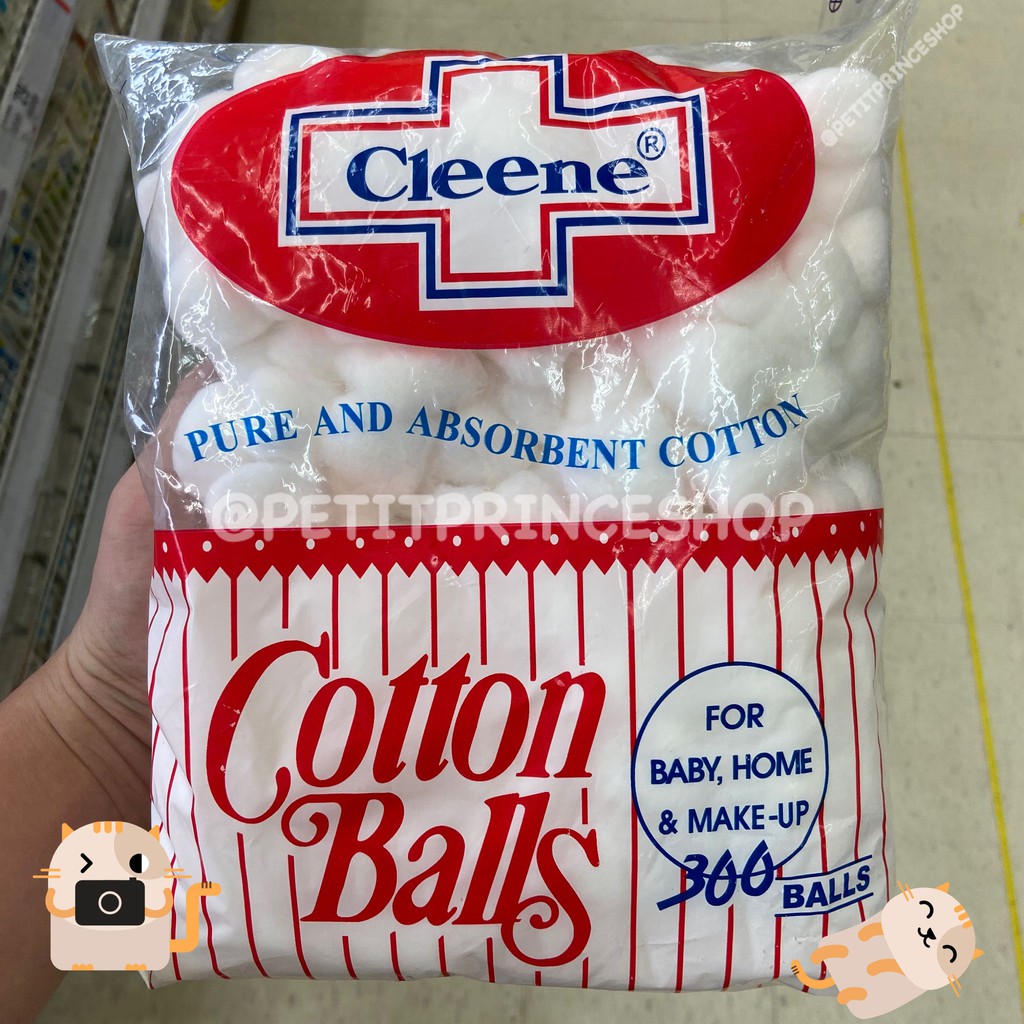 Cleene Pure and Absorbent Cotton Balls (300 balls) Shopee Philippines