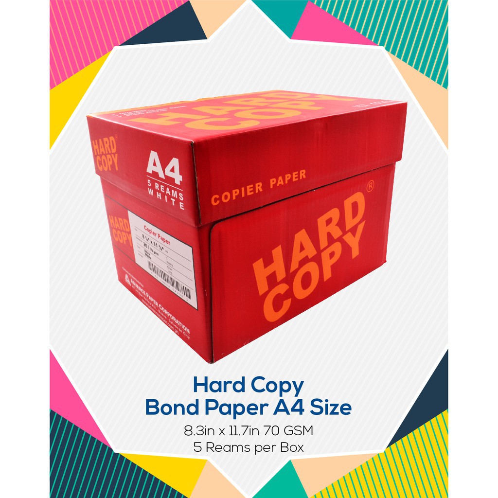 HARD COPY BOND PAPER SHORT(500PCS)1 REAM Shopee Philippines