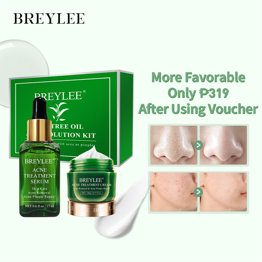 BREYLEE Acne Treatment Serum Cream Spots Pimple Removal Essence Anti