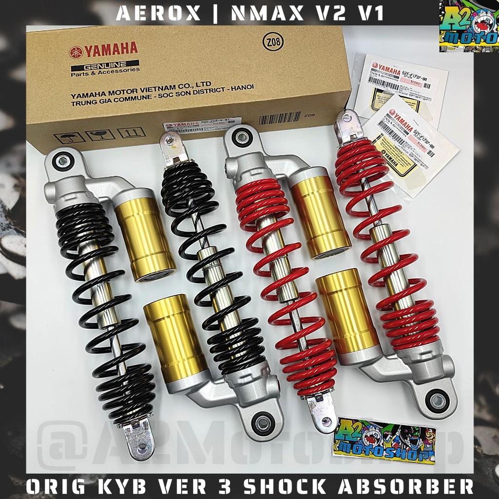KYB v3 SHOCK NMAX V2 AEROX 305mm 350mm XMAX Rear Suspension Shock