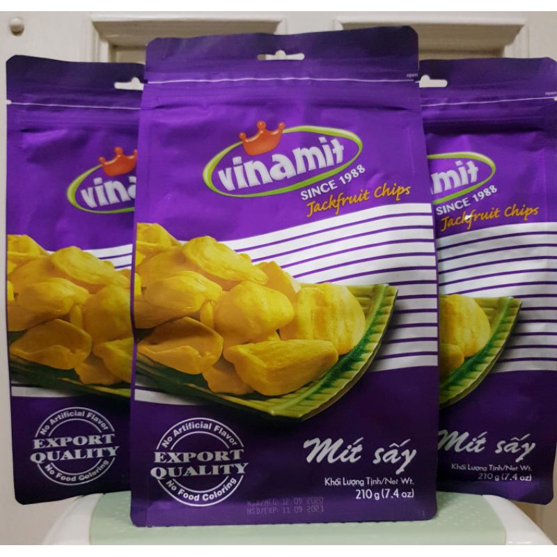 Vinamit Jackfruit Chips 100g 210g Shopee Philippines
