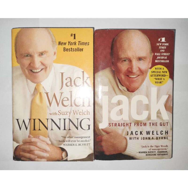 Jack Welch books (Winning Jack Straight from the Gut) Shopee