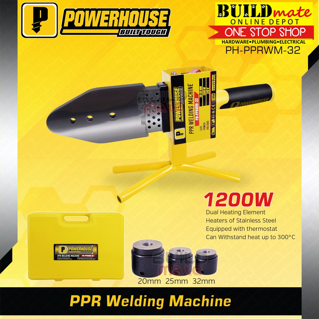 POWERHOUSE PPR Fusion Welding Machine 2032mm PHPPRWM32 •BUILDMATE