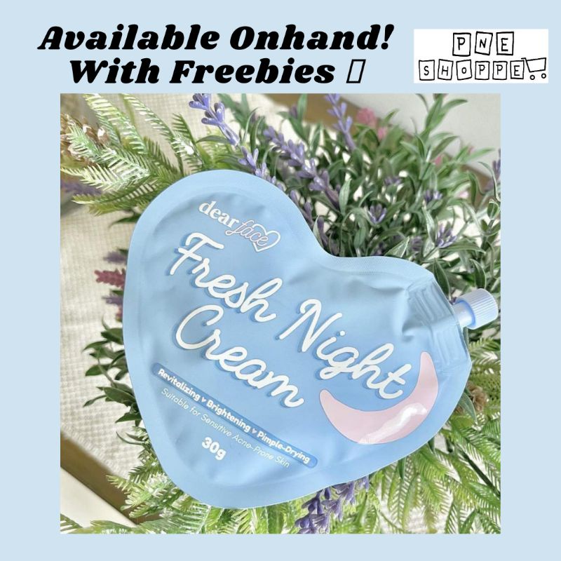 Dear Face Fresh Night Cream 30g Shopee Philippines