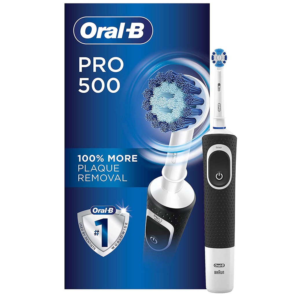 OralB Pro 500 Electric Power Rechargeable Toothbrush with Precision