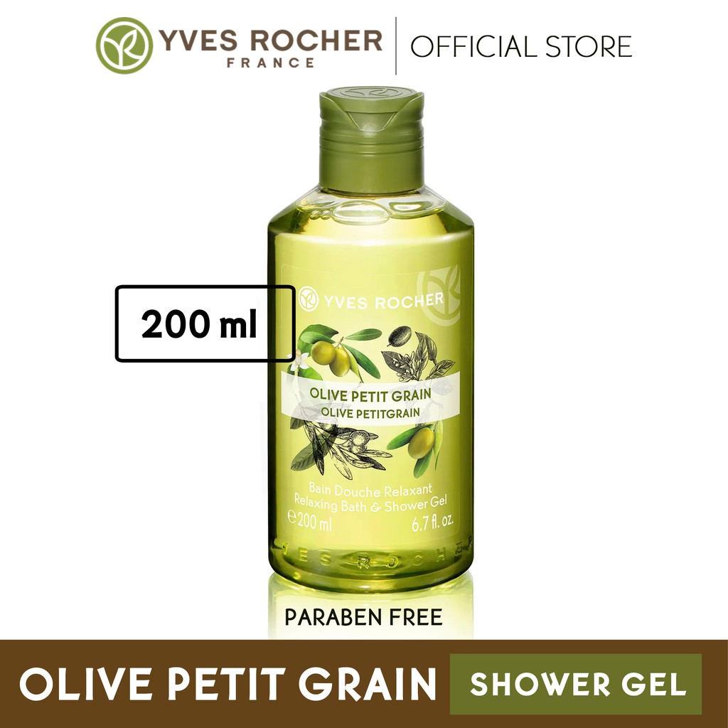 YVES ROCHER Olive Petitgrain Relaxing Shower Gel 200ml Shopee Philippines