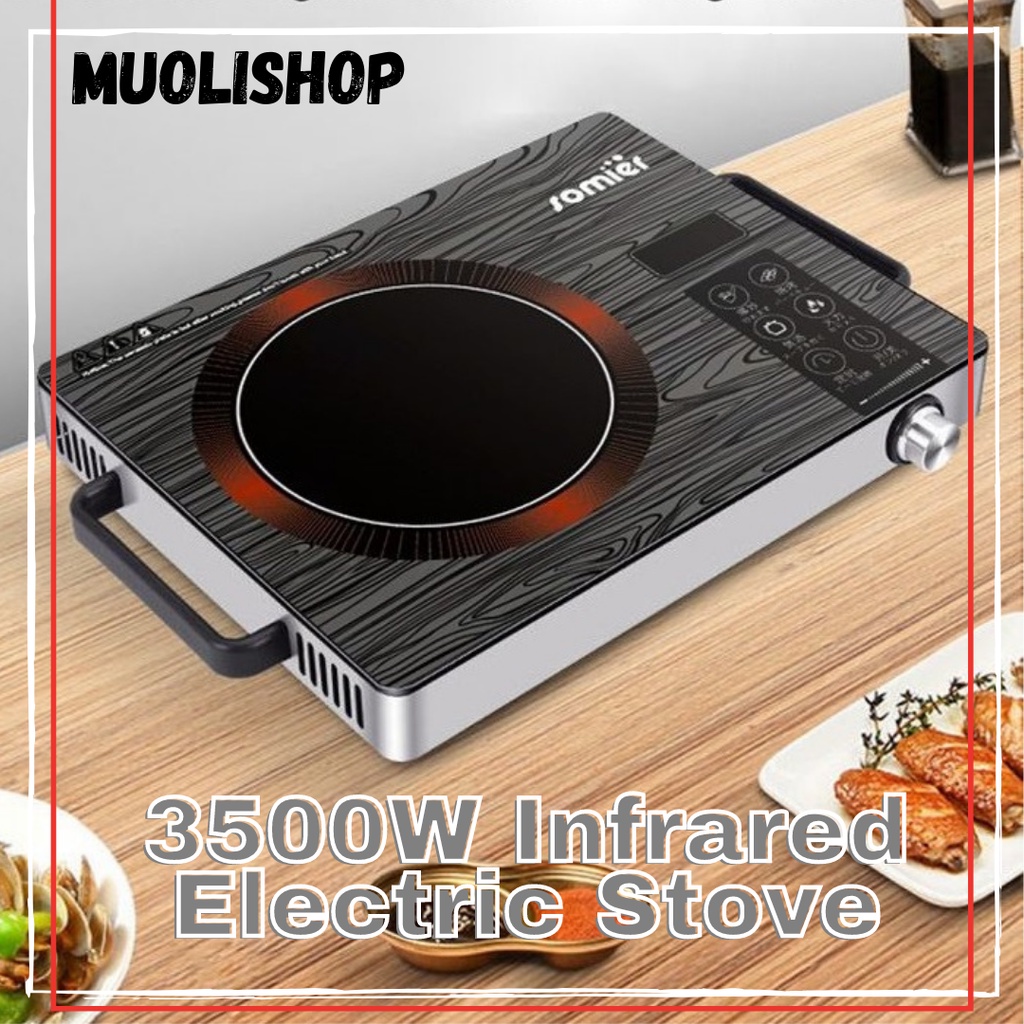 3500W Hot Plate Infrared Electric Single Burner Portable Burner for