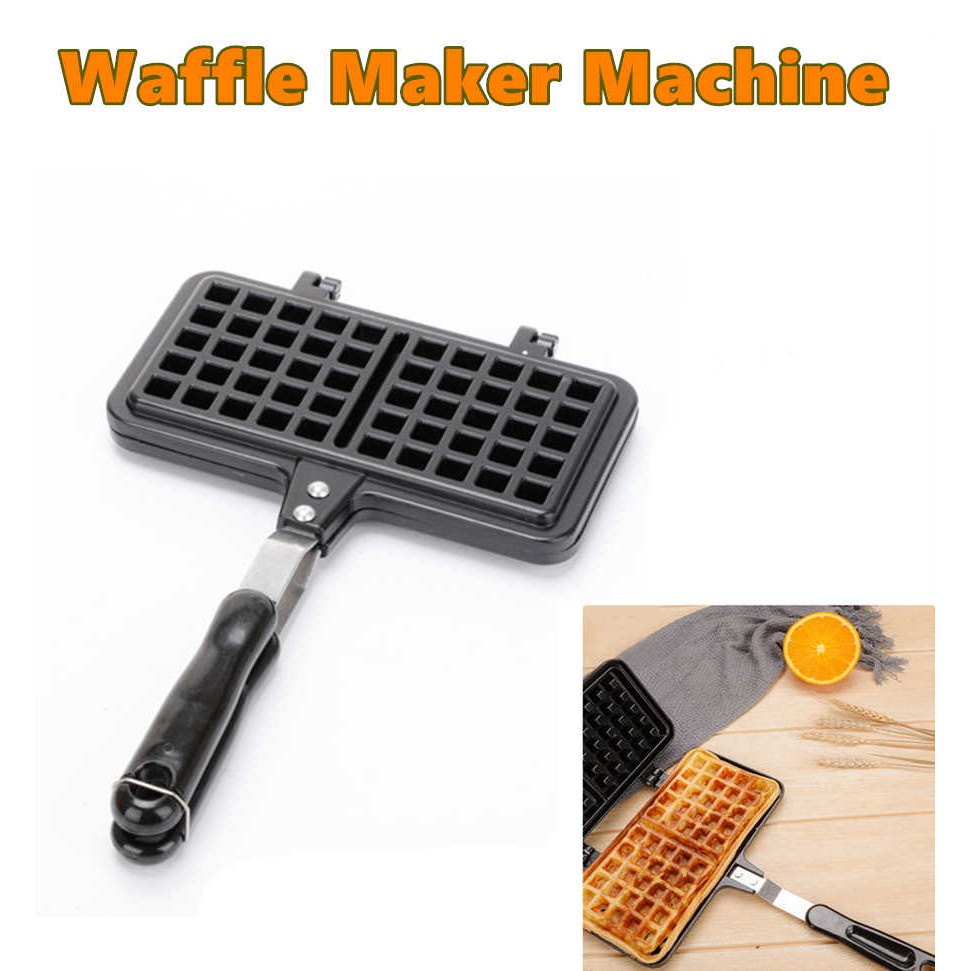 2022 Rectangle Waffle Iron, Nonstick Waffler Double Belgian Waffle