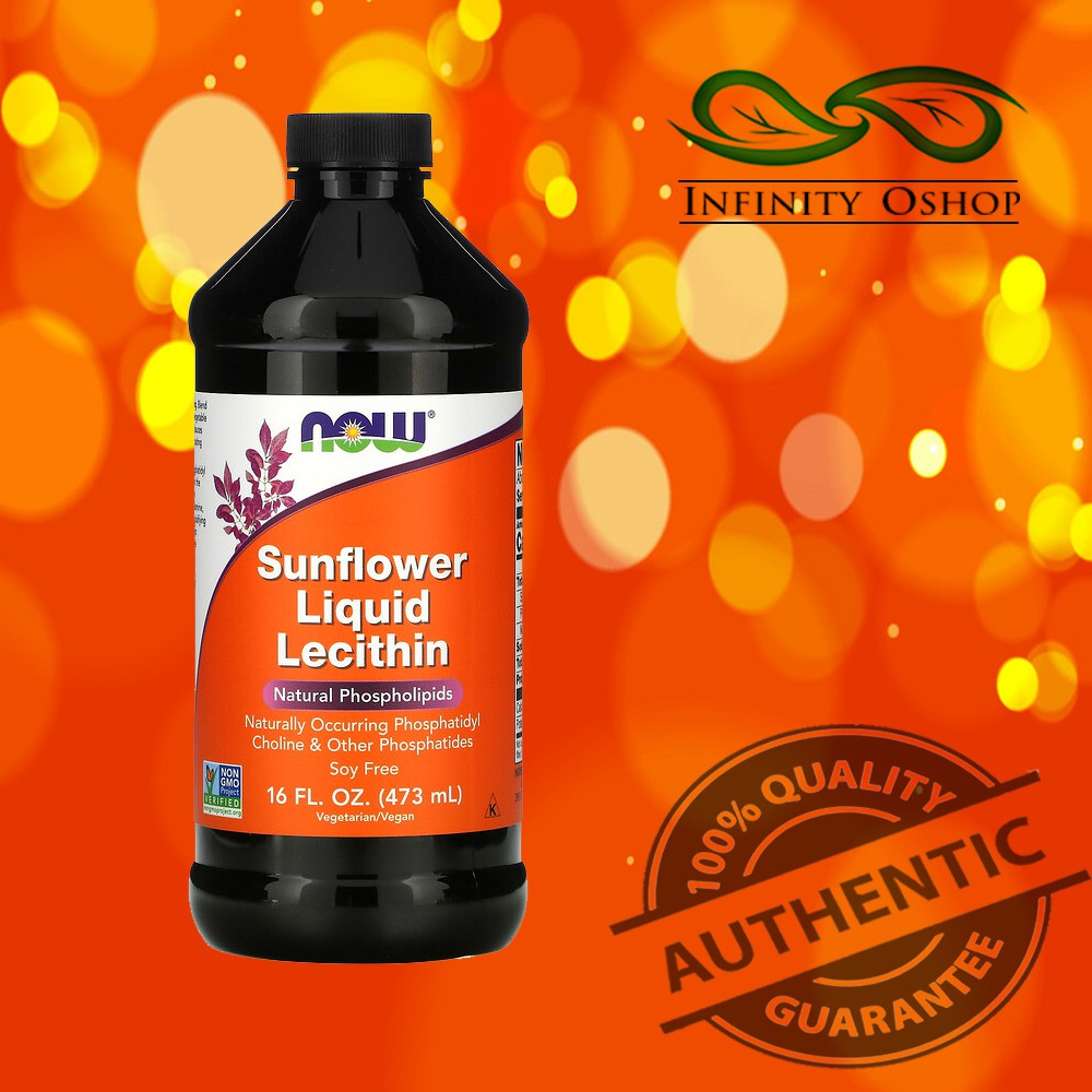 Now Foods, Sunflower Liquid Lecithin, 16 fl oz (473 ml) Shopee Philippines