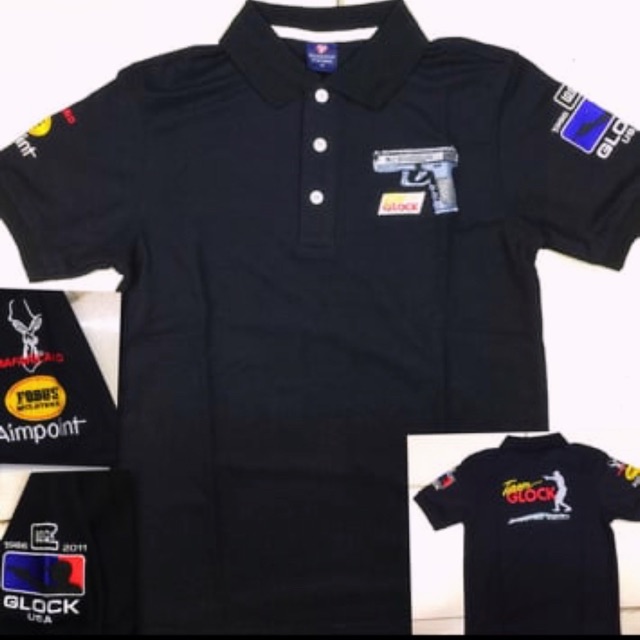 Glock Gun Polo Shirt Shopee Philippines