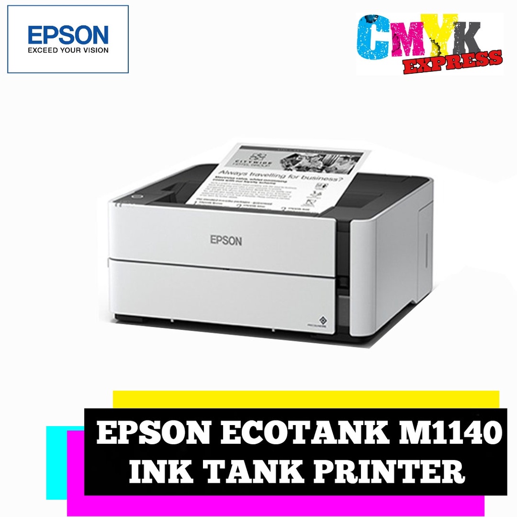 Epson M1140 EcoTank Monochrome Ink Tank Printer CISS Shopee Philippines