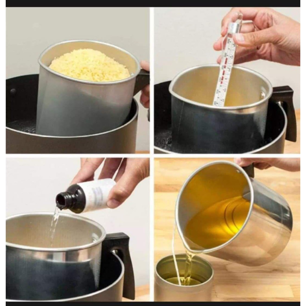 Candle Melting Pot Metal Pitcher Soap Melts Pot Scented Wax Melts Metal